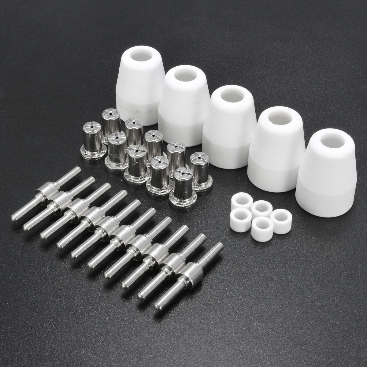 30pcs Plasma Cutter Torch Consumables EXTENDED Nickel-plated