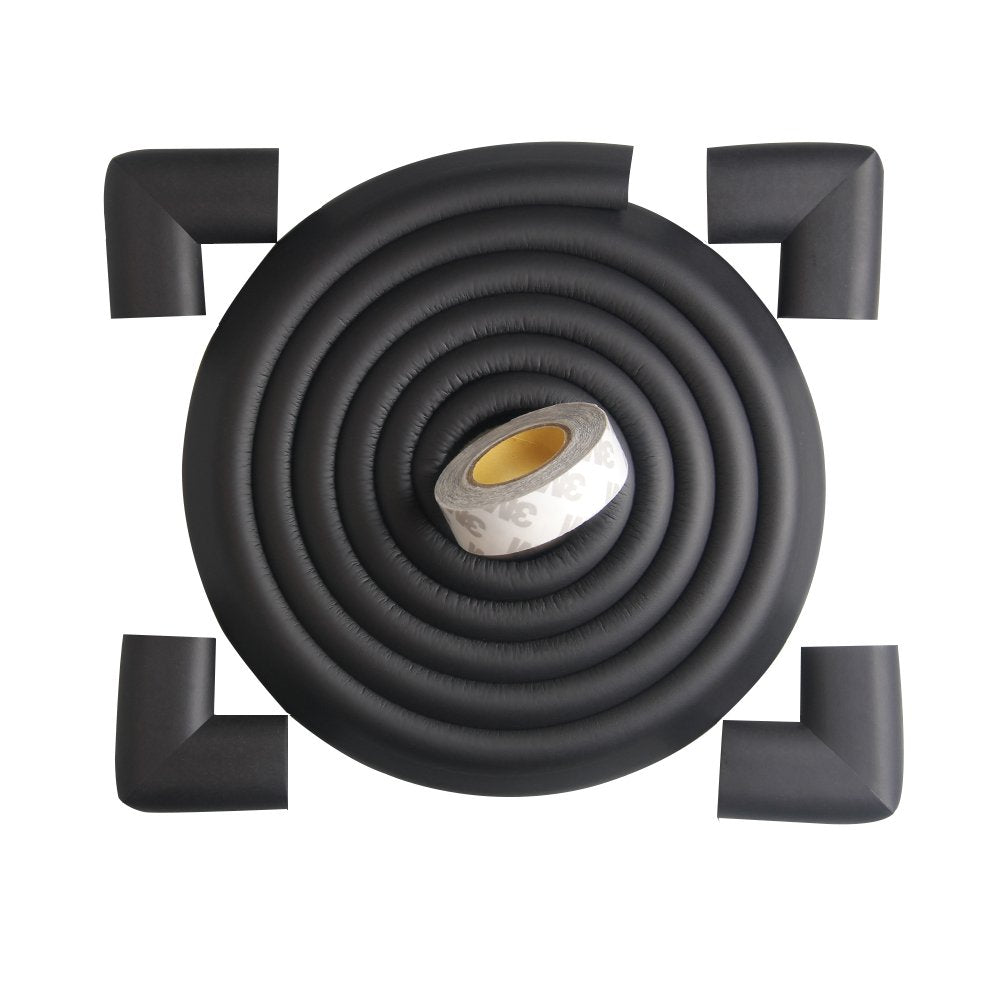 Corner Guards and Edge Guard - 2.2m / 7ft [ 6.5ft Edge Cushion + 4 Corner Cushion] Premium Childproofing Protector, Child Safety
