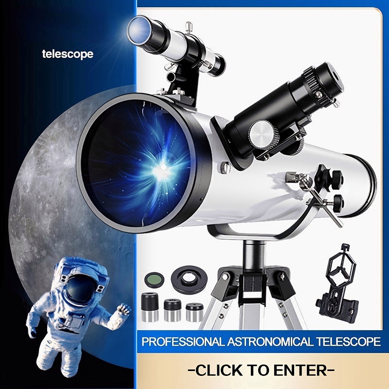 Reflective Astronomical Telescope Monocular HD For Space Stargazing