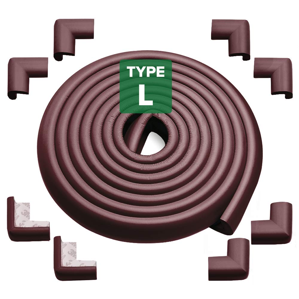 Corner and Edge Guards - 14ft (4.3m) [ 13ft Edge Cushion + 8 Corner Cushion ] Premium Childproofing Protector,Child Safety