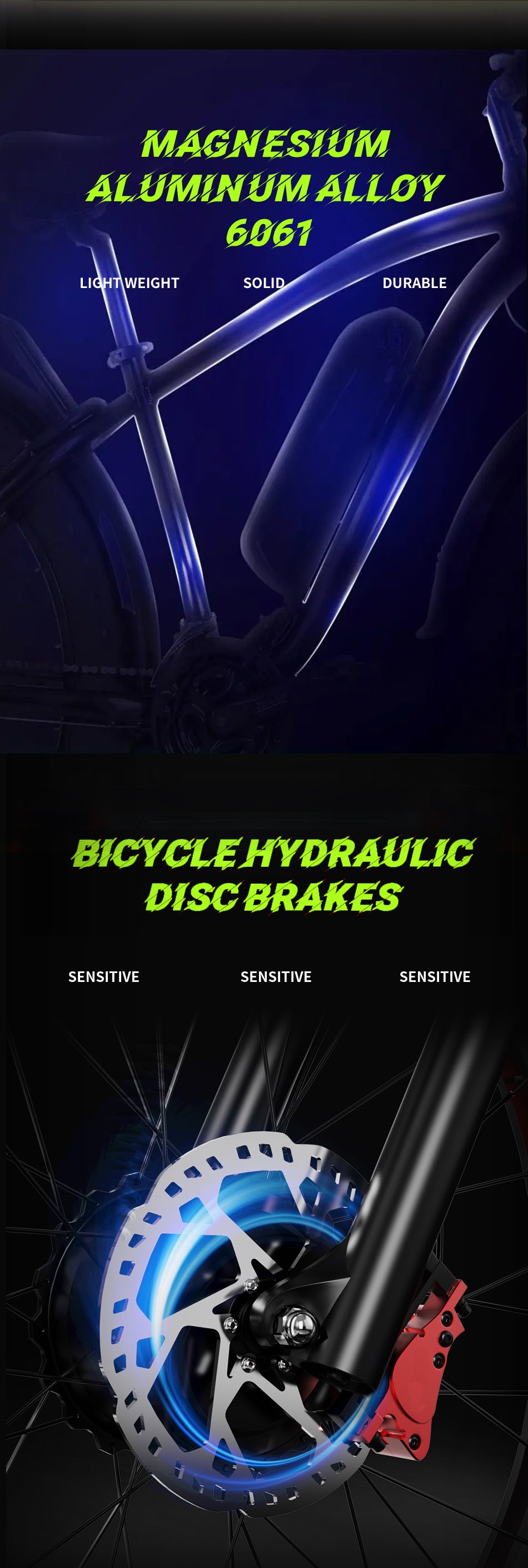 Electric Bike, 48V 25Ah Battery, 1200W*2 Dual Motors, 26 Inch Fat Snow Tires, Top Speed 25KM/H, 80-150KM Long Range, 150KG Max Load Electric Bicycle
