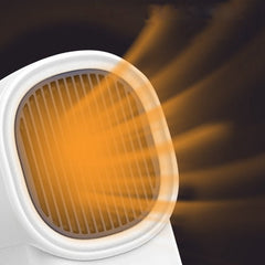 400W Mini Electric Space Heater - Fast Winter Air Warmer Plug-In