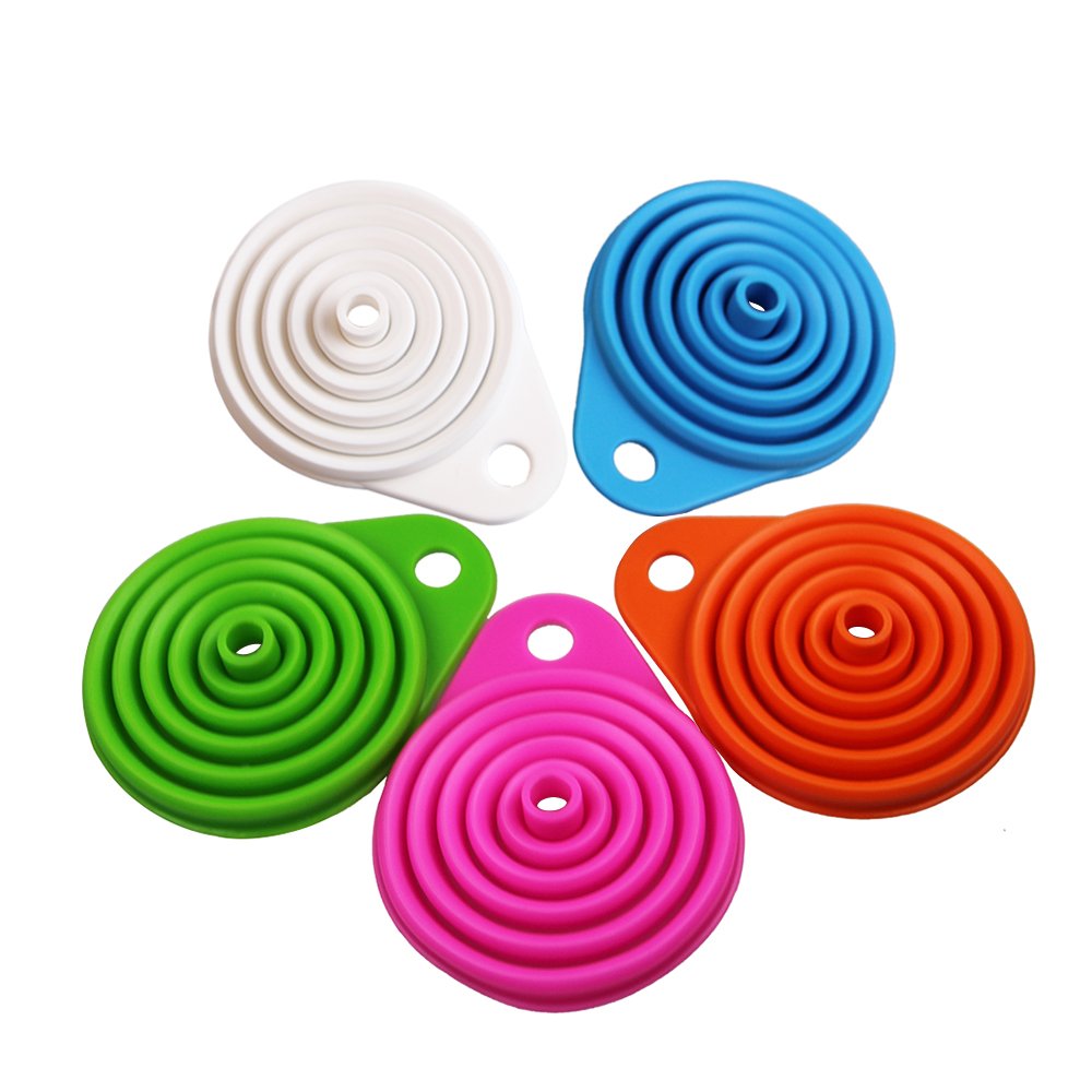 Home & Kitchen Fordable Funnel,Silicone Collapsible Style,BPA-free,Heat Resistant,for dishwasher