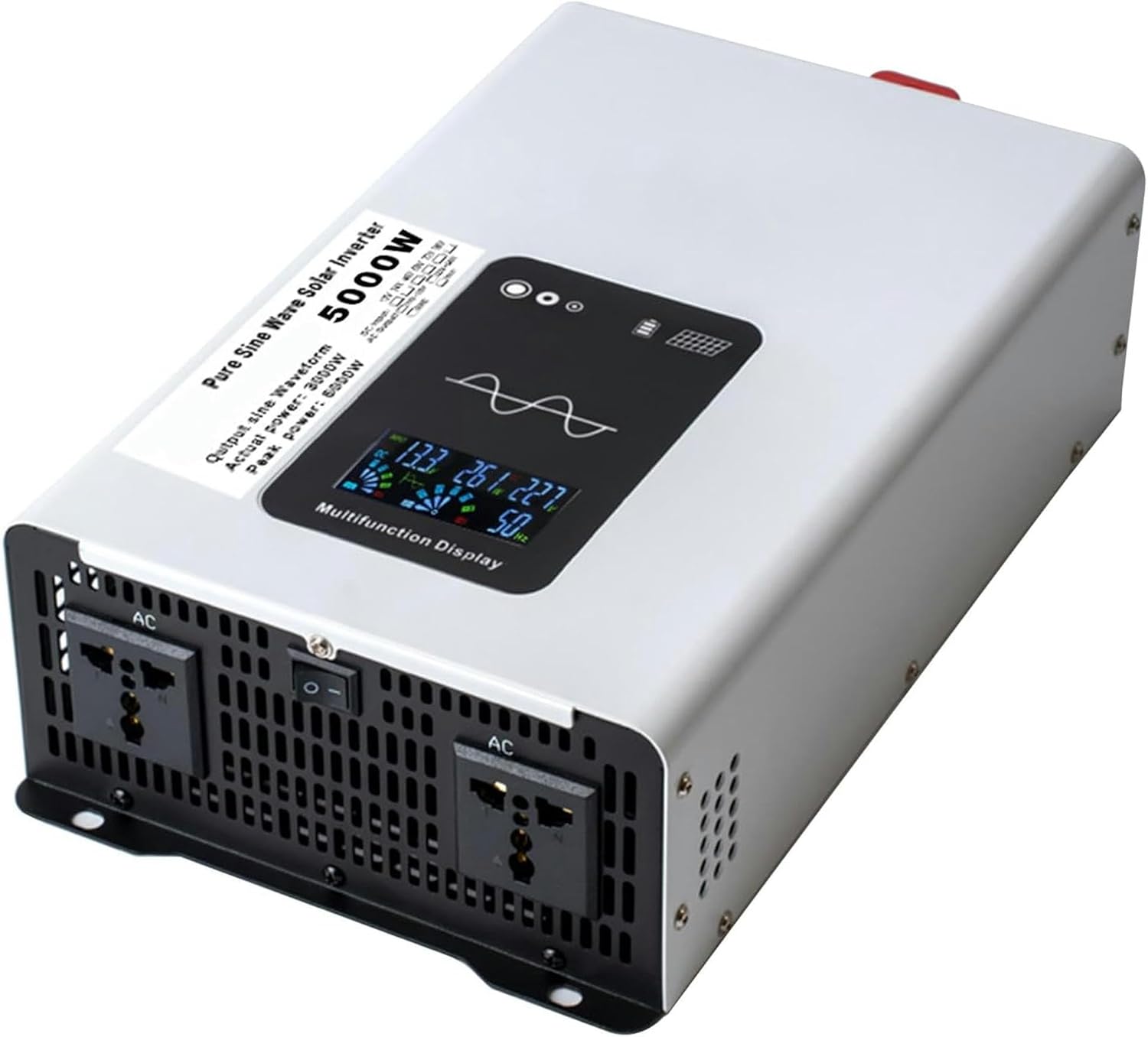 GreenZech VR 5000 Inverter | 5000W Continuous 10000W Peak | 24V 48V 60V 72V 96V to 120V 240V | Professional Power Converter