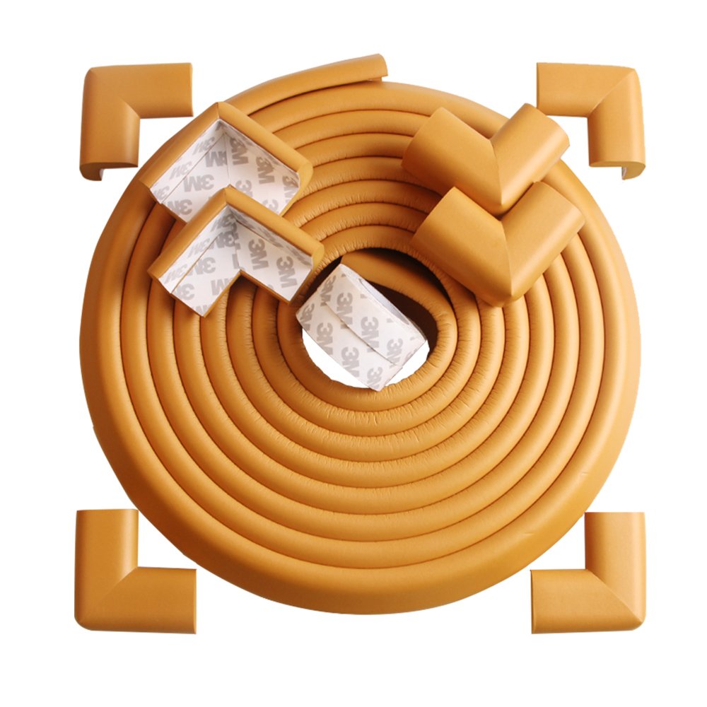 Corner and Edge Guards - 14ft (4.3m) [ 13ft Edge Cushion + 8 Corner Cushion ] Premium Childproofing Protector,Child Safety