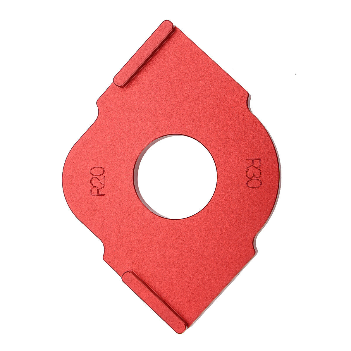 R Arc Template 3-Piece Set - Aluminum Alloy, Accurate Scale, Easy Operation for Wooden Board Trimming, R10-R35