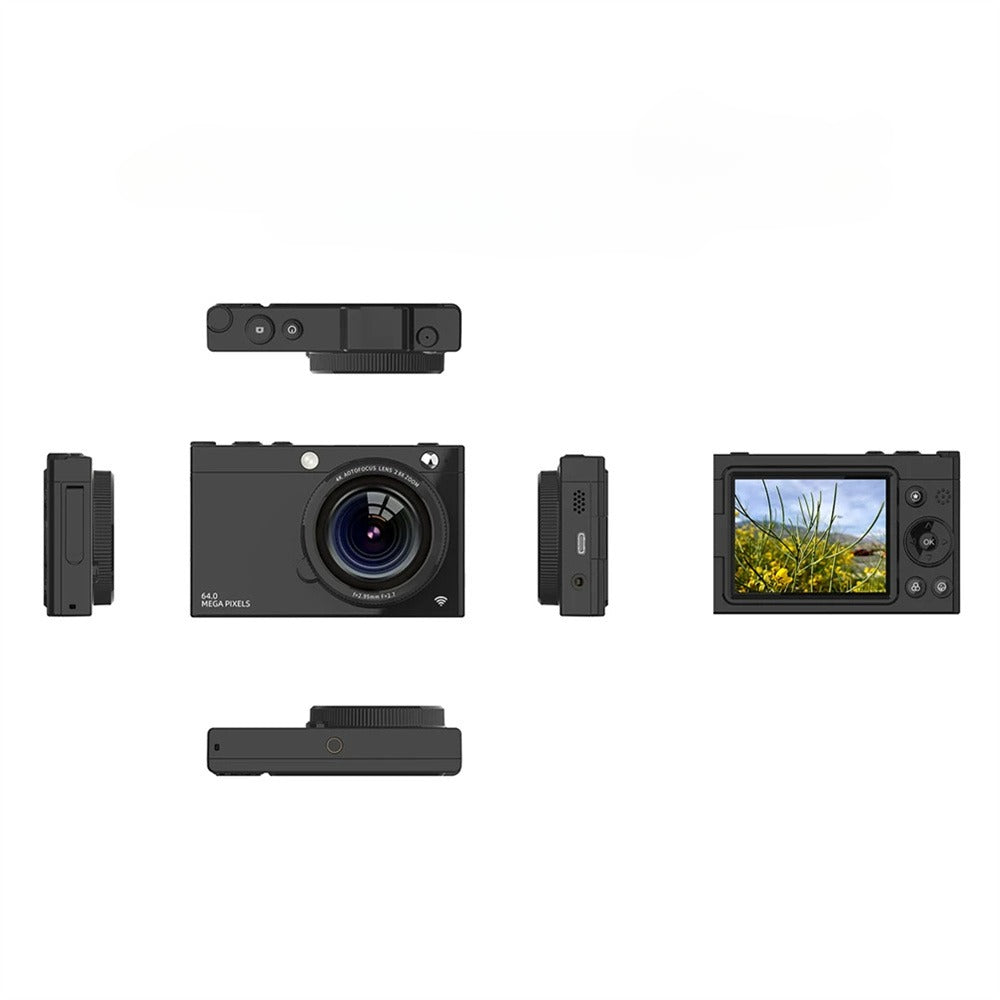 4K Digital Camera 2.83 Inch IPS Display Screen 28X Optical Zoom Portable Vlogging Camera for Beginner Photography HD Video Recording