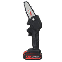 4 Inches 88VF Cordless Electric One-Hand Saw Chain Saw Woodworking Cutting Tool