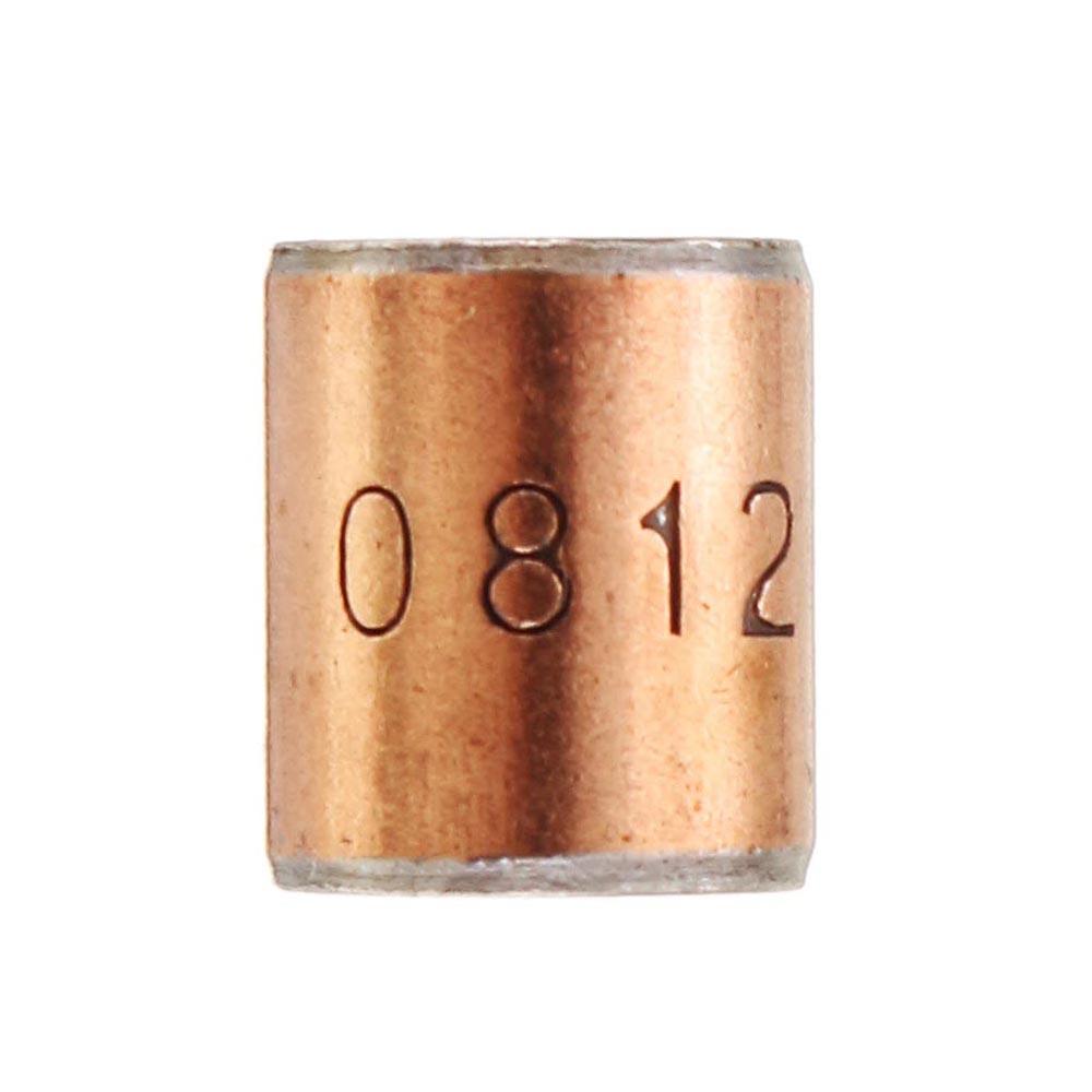 10pcs 8x10x12mm Ball Bearing Bushing Copper Alloy Bearing Bushing