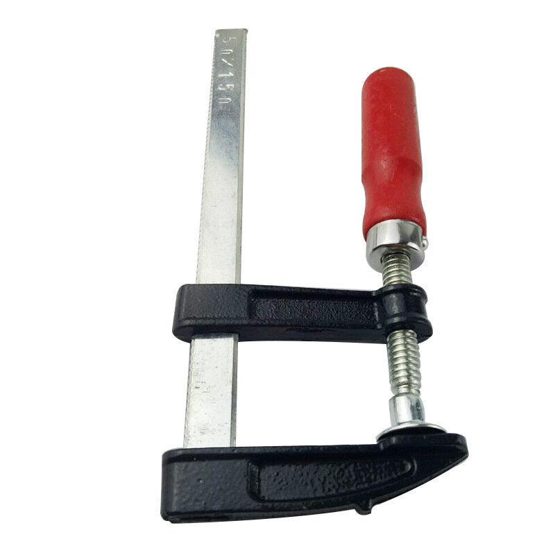 Heavy Duty F Clamp Bar Clamp for Woodworking - Durable Steel & Iron, 50mm Clamping Width, Multiple Sizes Available