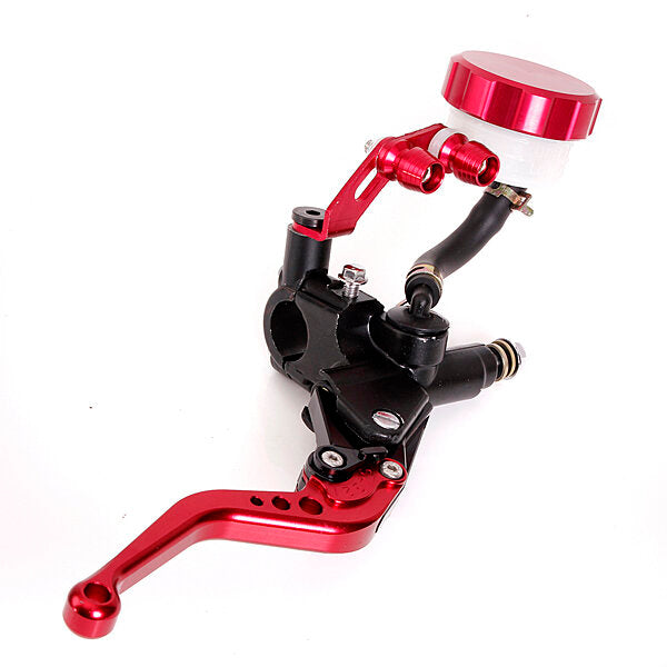 Red Universal Motorcycle Brake Clutch Lever Master Cylinder