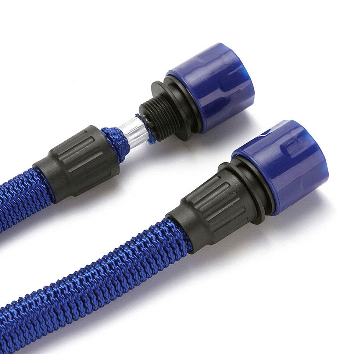 25-100ft Expandable Flexible Garden Water Hose Water Pipe Watering Sprayer Blue