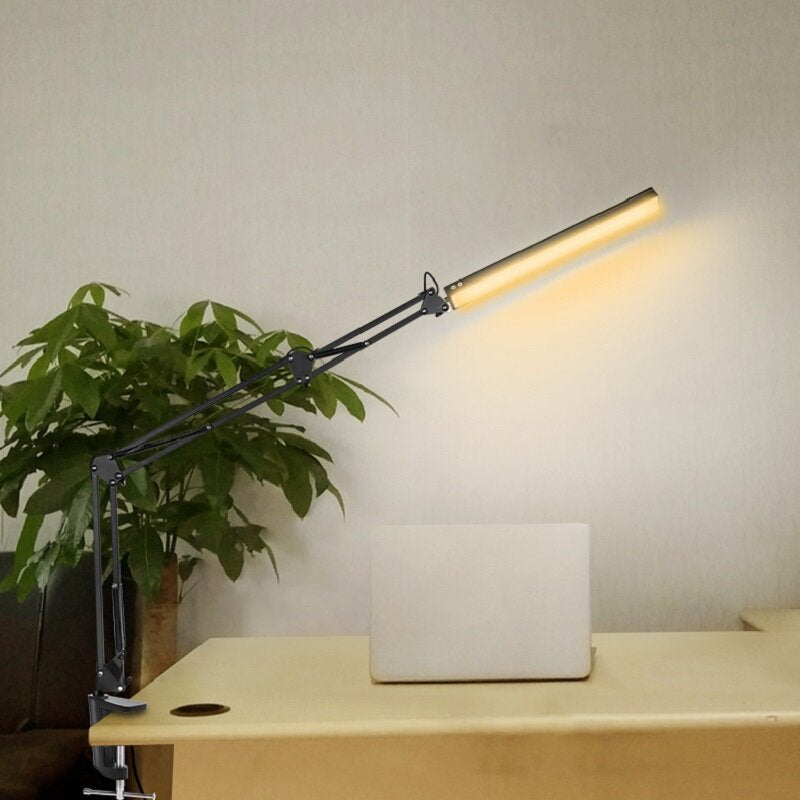 5X Folding Magnifier Table Clamp Soldering Third Hand Tool 3 Colors LED Illuminated Lamp Magnifying Glass
