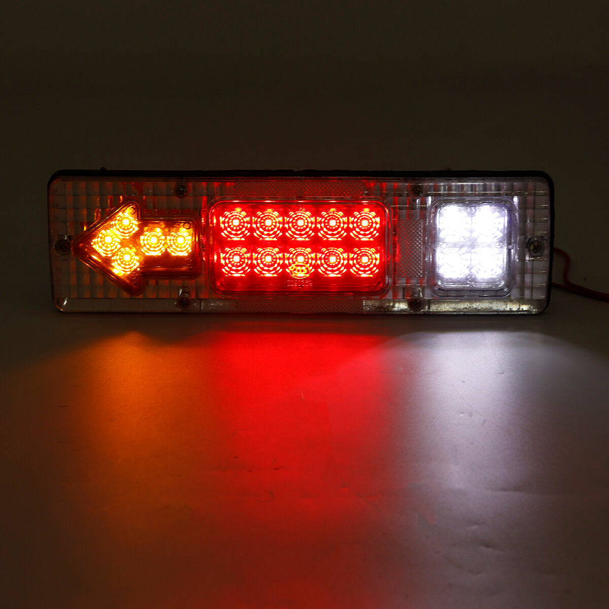 12V/24V Electronic LED Rear Arrow Tail Brake Light For Speedboat Car Trailers Bus