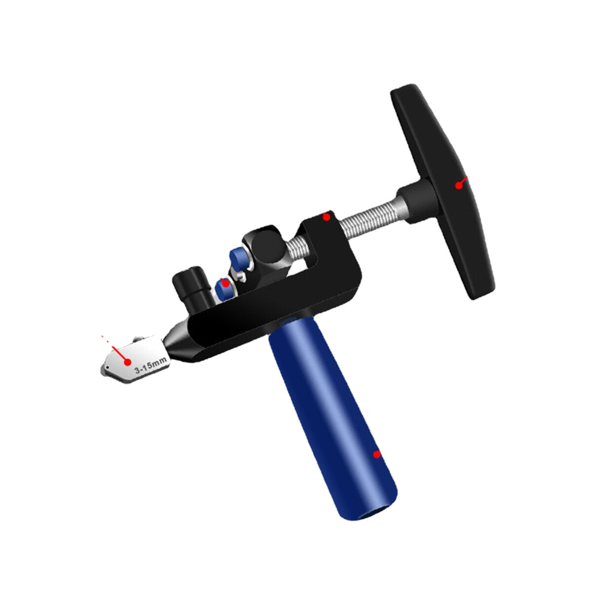 One-piece Glass Cutter Tile Opener Tile Glass Cutter Glass Cutter Head Pusher