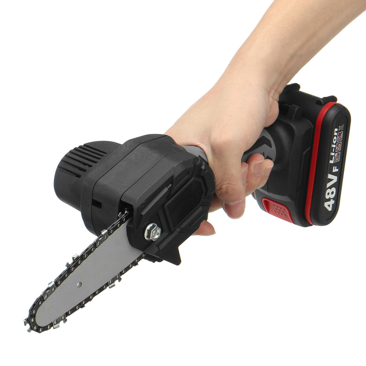 21V 4" Rechargeable Electric Saw Cordless Portable Woodworking Wood Cutter