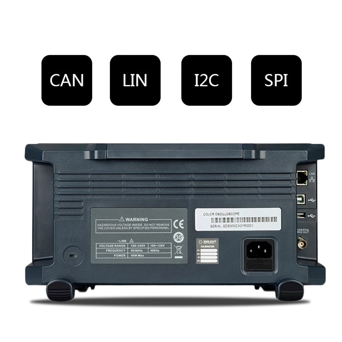 Digital Oscilloscope 100MHz 4 Channels High Speed Sampling Advanced Triggering Large Display WiFi Control