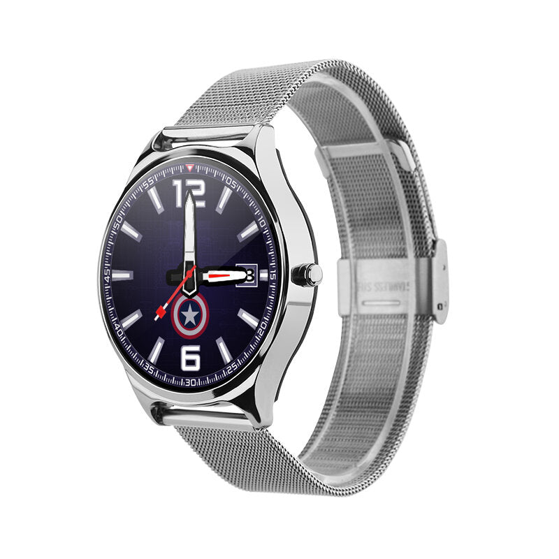 1.33 Inch Larger Full Touch Screen RAM 1G Heart Rate Monitor Music Control Weather Smart Watch