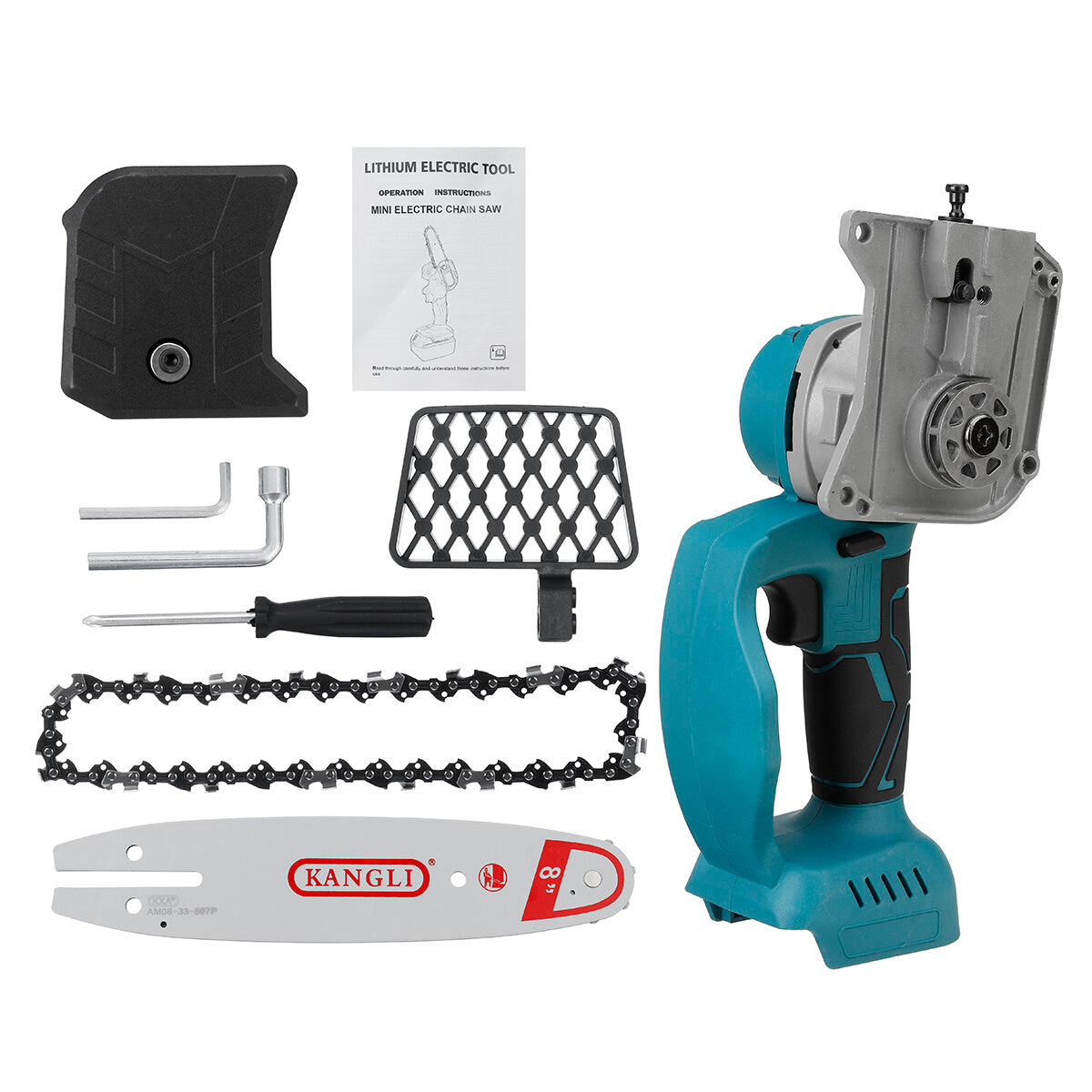 18V Cordless Electric Chain Saw Brushless Motor Power Tools For Makita Rechargeable Lithium Battery