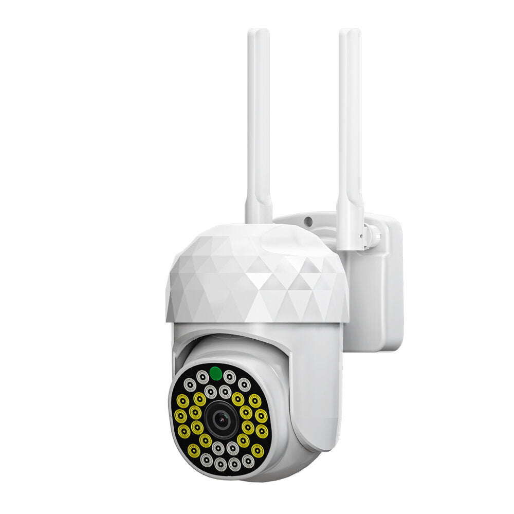 HD 2MP WIFI IP Camera Waterproof Infrared Full Color Night Vision Security Camera with 28 Lights