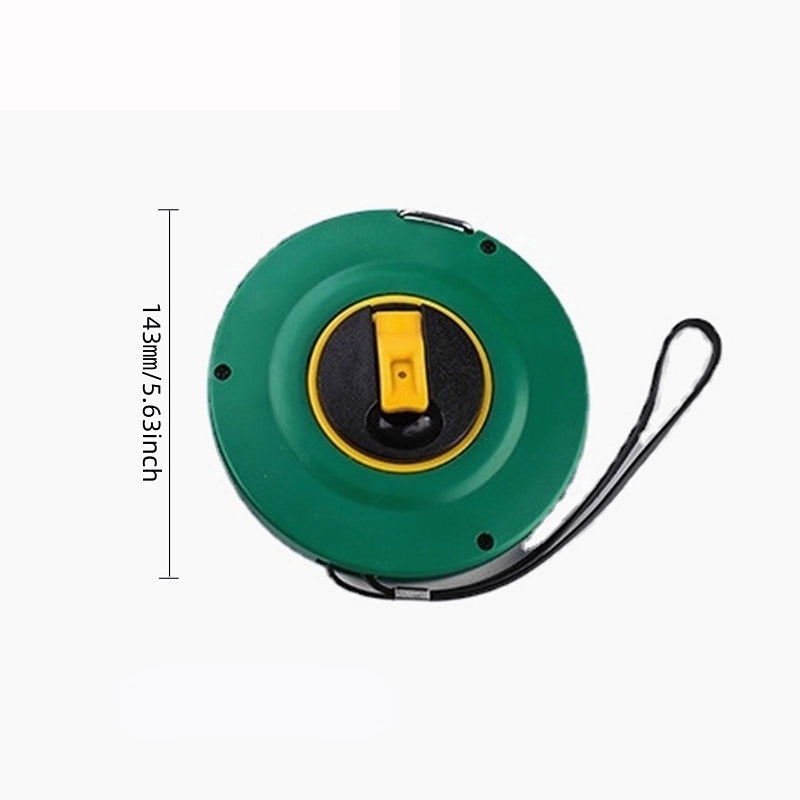 20/50m Portable Disc Ruler with Metal Paint Strip Steel Tape Measure for Woodworking