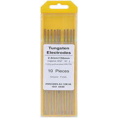 10PCS WL20 WL15 WR Professional Tungsten Electrodes TIG Welding Rods 1.0/1.6/2.4/3.2mm x 150mm