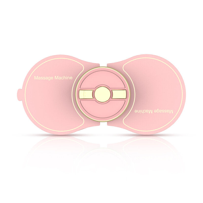 Gold Frame 6 Modes Electronic High-Frequency Pulse Massager 9 Gears Intensity Adjustment Electrode Pad