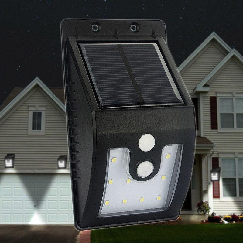 3 in 1 Function Solar Power Motion Sensor LED Light Garden Yard Corridor Waterproof IP65 Wall Lamp