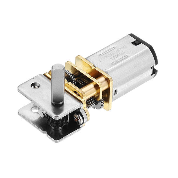 DC 12V 22rpm Worm Gear Motor Gear Box Reversible Electric Motor