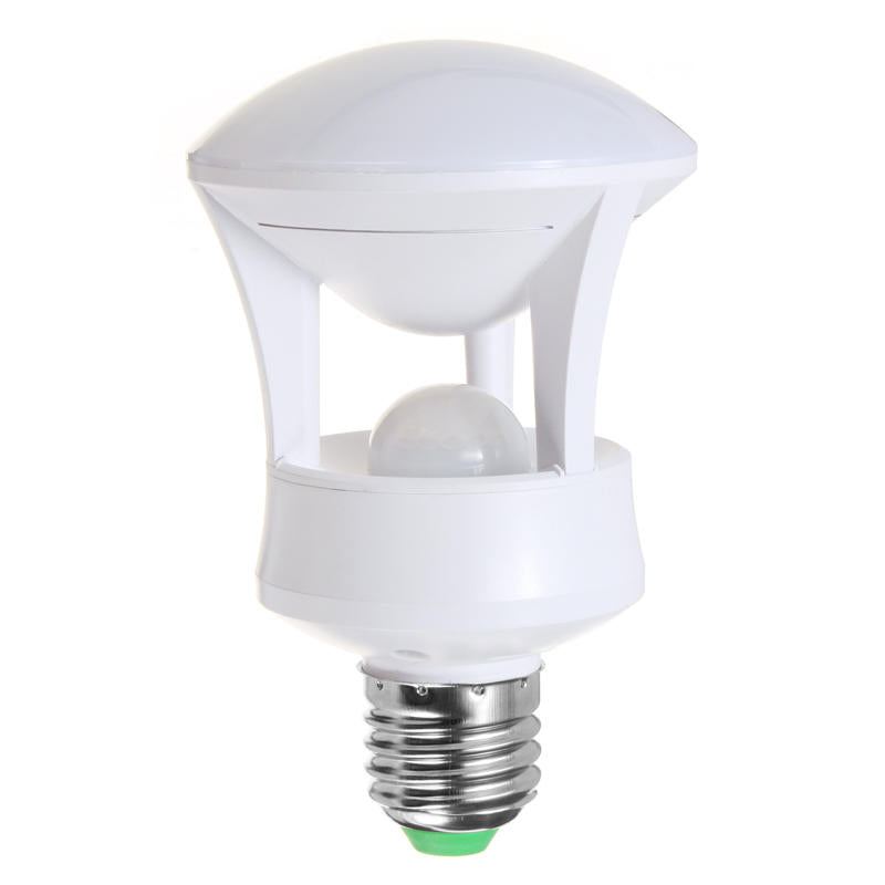 E27 6W 7W SMD5730 Pure White Warm White LED PIR Infrared Body Motion Sensor Lamp Bulb AC110-245V