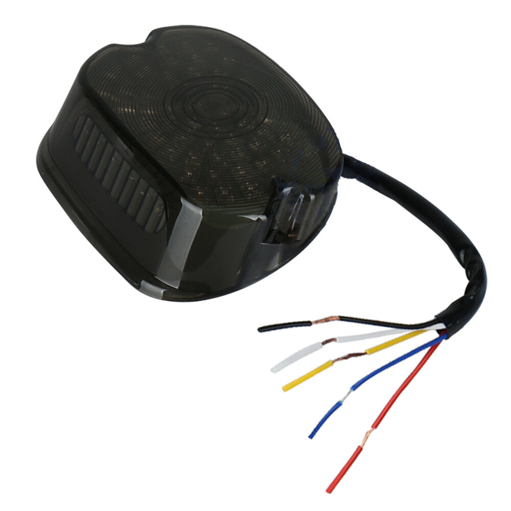Motorcycle LED Brake Turn Signal License Plate Light Tail Light Assembly For Harley Davidson Sportster FLST Electra Glides