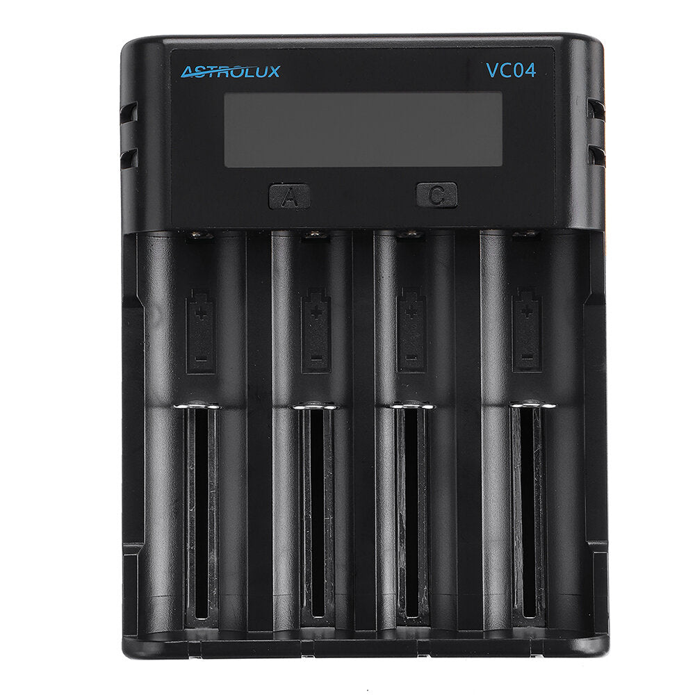 Micro Type-C 2A Quick Charge Li-ion Ni-MH Battery Charger Current Optional USB Charger For 18650 26650 21700 AA AAA Battery