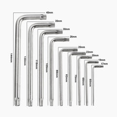 9pcs Torx Hex Wrench Screwdriver Star Key L Wrench Set
