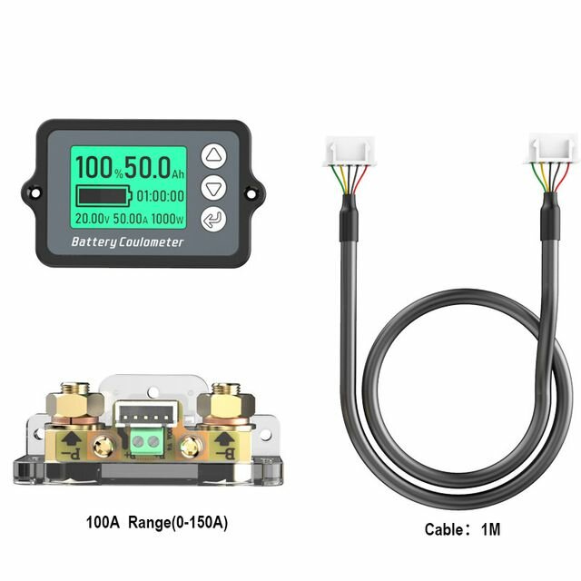Coulomb Meter with Shell Electric Vehicle Battery Indicator Lithium iron Phosphate Capacity Tester