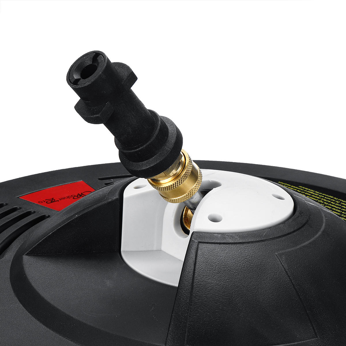 405mmx77mm Pressure Cleaner Pressure Washer Round Attachment Engineering Plastic Steel Household Cleaning Brush