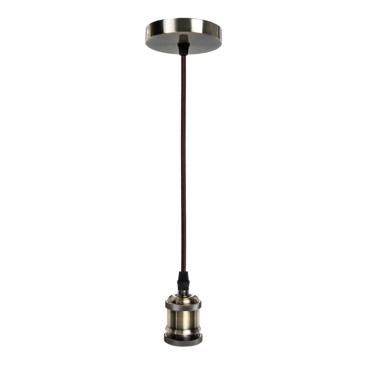 E26/E27 Retro Pendant Light Cafe Living Room Ceiling Lamp Bulb Adapter Holder Socket Base