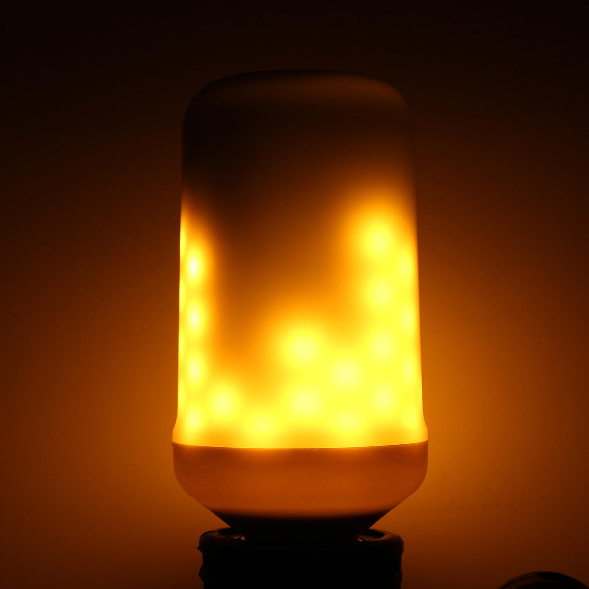 E27 7.5W SMD2835 96LEDs Yellow 1800-2000K General LightingThree Modes Flame Light Bulb AC90-265V