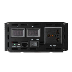 Dual Display 3000W Pure Sine Wave Inverter Car Household Power Inverter DC To AC Converter