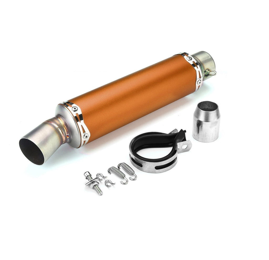 51mm Rear Tail Motorcycle Exhaust Muffler Pipe Stainless Steel Universal