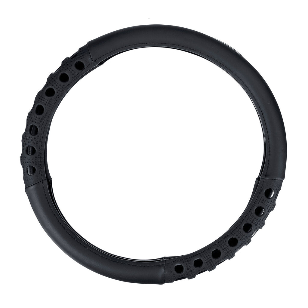 38cm Leatherette Anti Slip Resistance Universal Steering Wheel Covers Car Auto Accessories Decoration