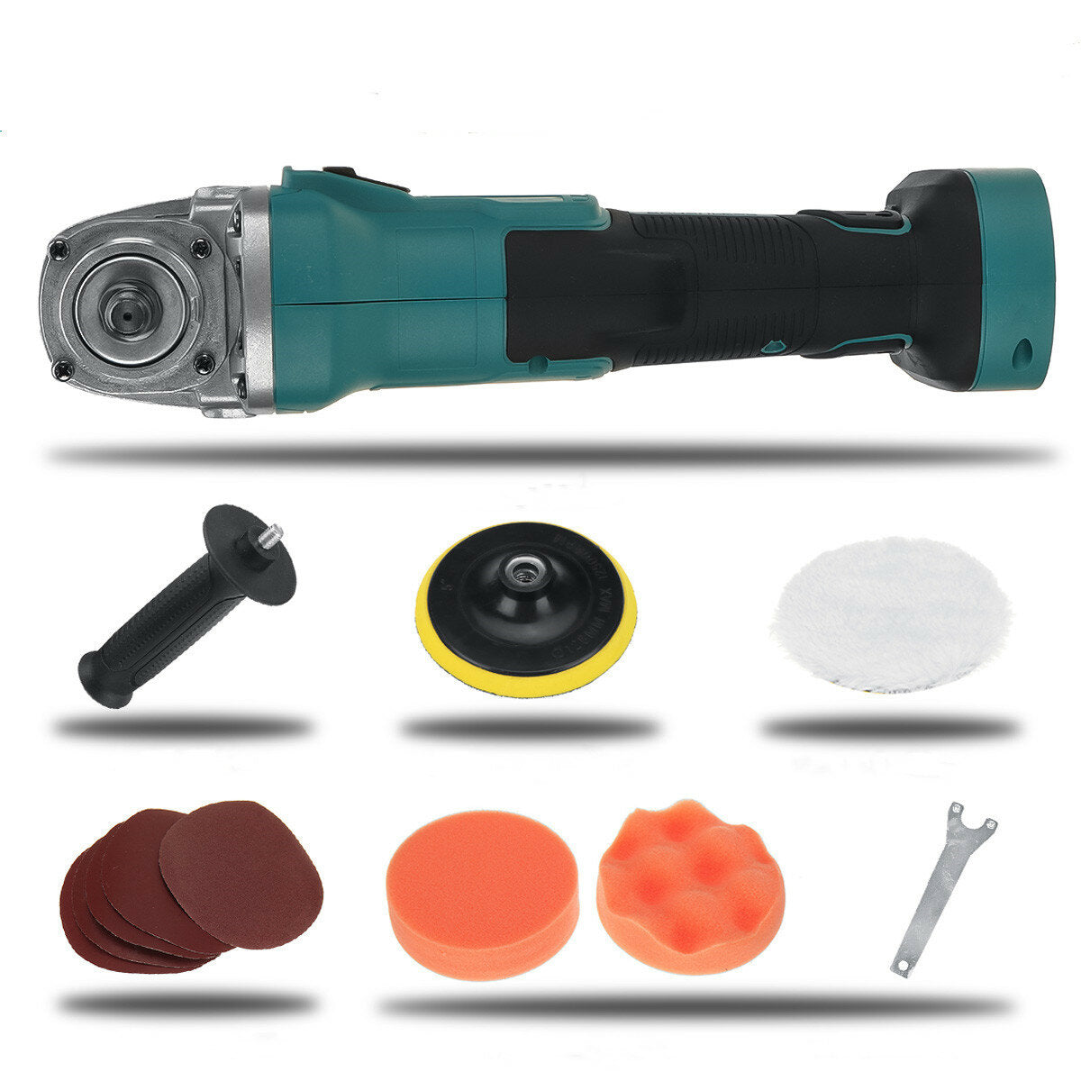 1580W Cordless Polisher Car Polishing Tool Sander Buffing Waxing Machine For Makkita 18V Battery