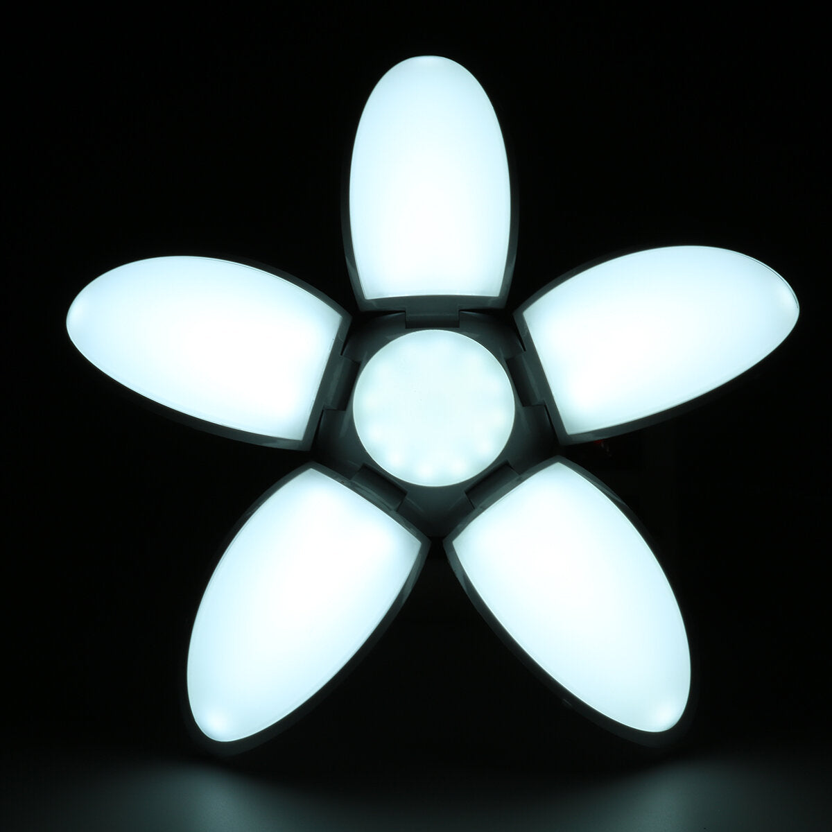 50W 144 LED Deformable Lights Lotus Shape E27 LED Lamp Folding for Factory Garage AC85-265V