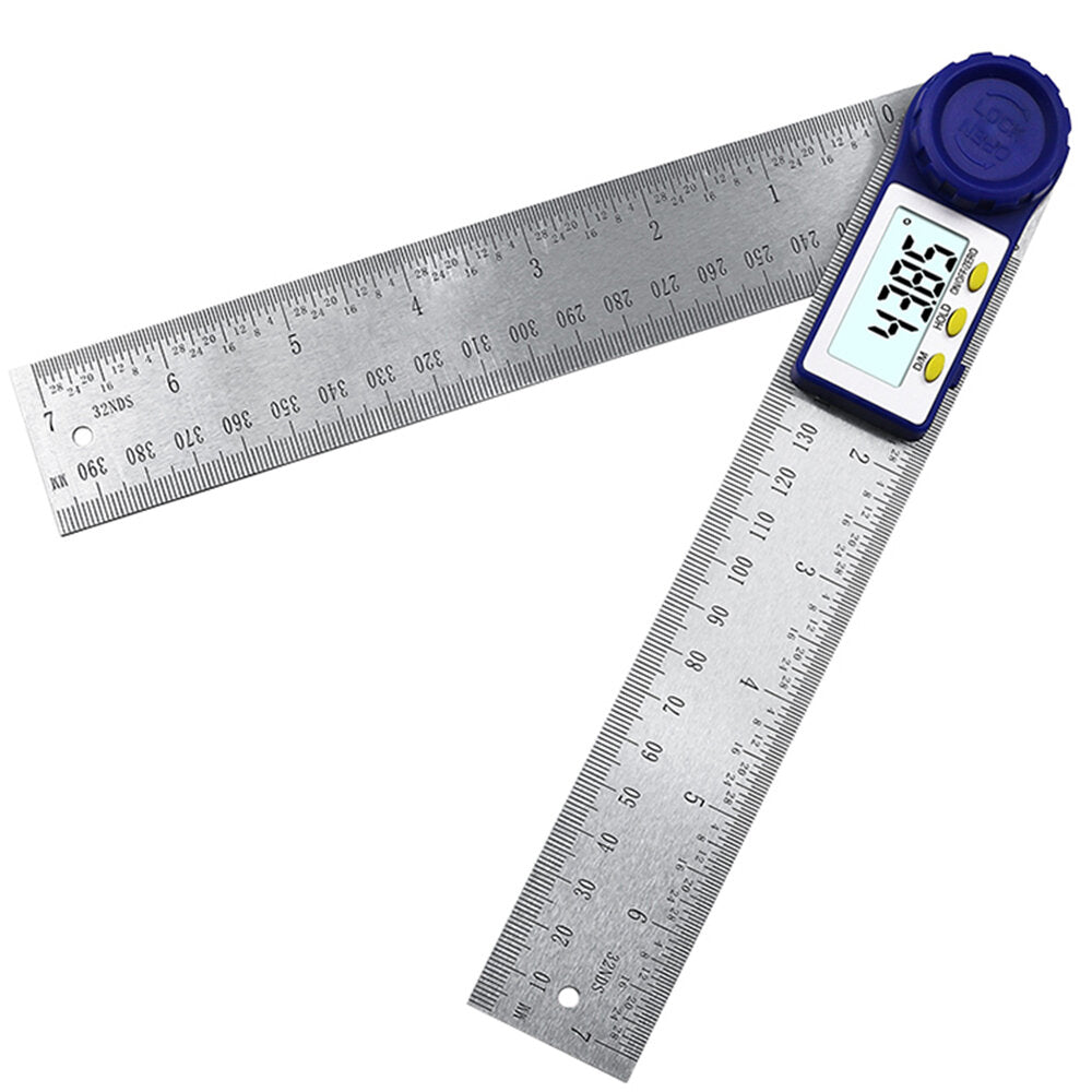 0-200mm Digital Meter Angle Inclinometer Digital Angle Ruler Electron Goniometer Protractor