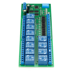 12V/24V RS485 Relay Modbus RTU Protocol DIN35 Rail Shell PLC Optional