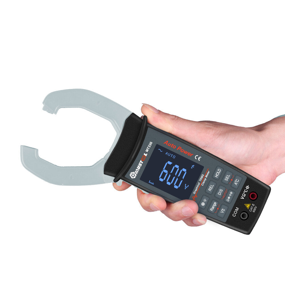 600V True RMS Digital Clamp Meter with AC V/A Waveform Display Multimeter Oscilloscope