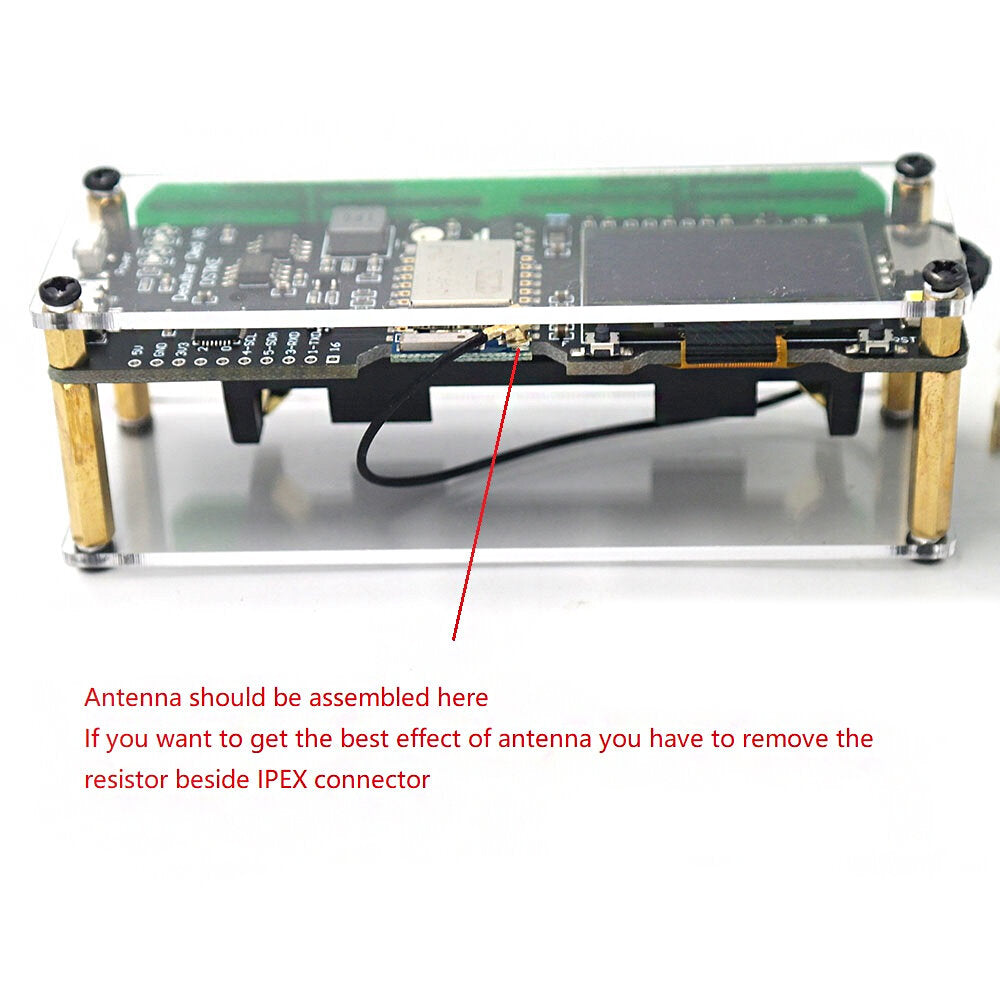WiFi Deauther OLED V6 ESP8266 Development Board with Polarity Protection Case Antenna 4MB ESP-07