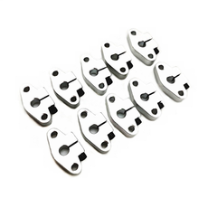 10pcs SHF8 Aluminum Alloy Horizontal Shaft Support Linear Rail Shaft Support XYZ Table CNC Part