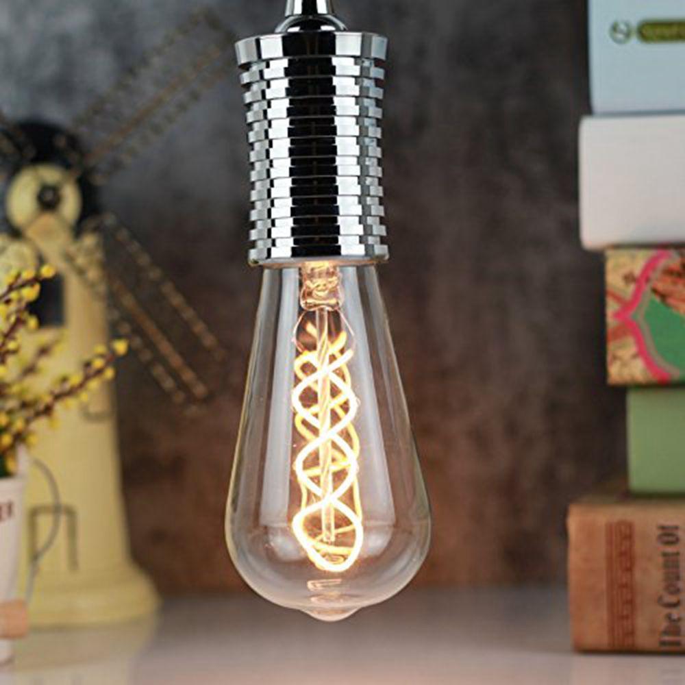 4W Dimmable Clear Gold Warm White Retro LED Light Bulb AC110-130V AC220-240V