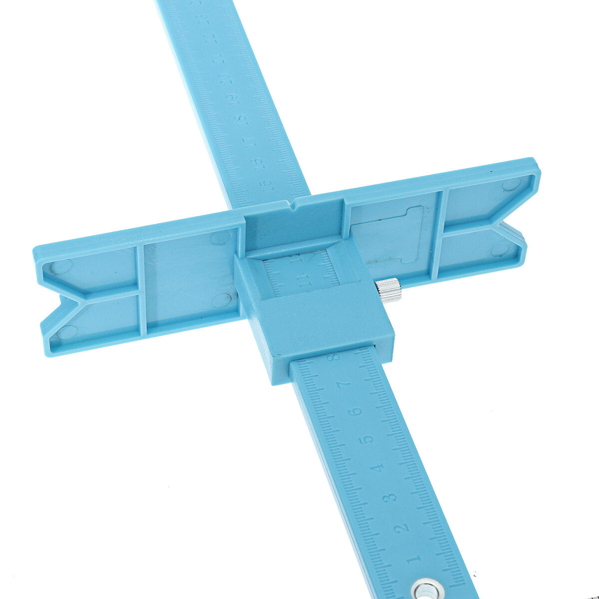 Hole Punch Locator Jig Tool Drill Guide Drawer Cabinet Hardware Dowel Woodworking Ruler