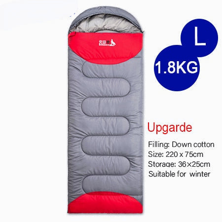 Camping Sleeping Bag Ultralight Waterproof 4 Season Warm Envelope Backpacking Sleeping Bags for Outdoor Traveling Hiking